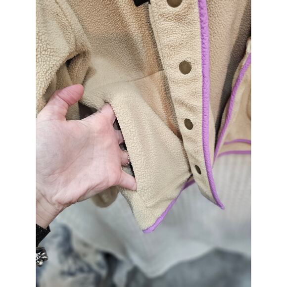 Wild fable Fleece button up jacket size S - Picture 2 of 5